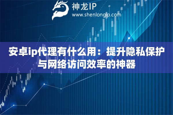 安卓ip代理有什么用：提升隐私保护与网络访问效率的神器