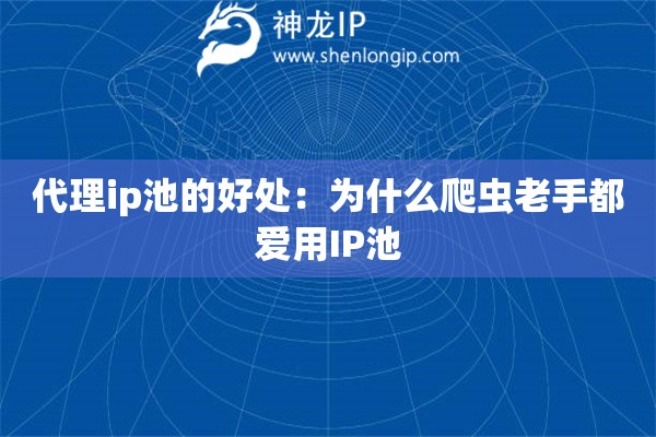 代理ip池的好处：为什么爬虫老手都爱用IP池
