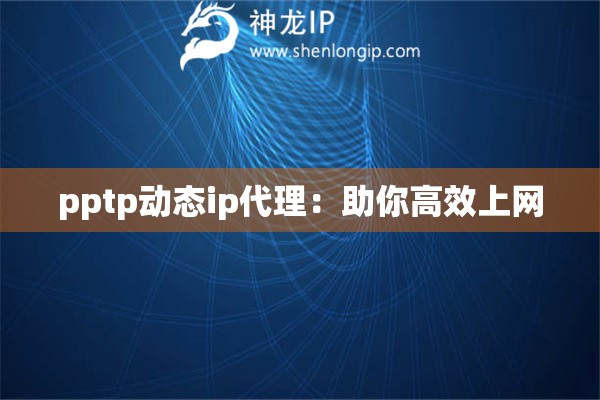 pptp动态ip代理：助你高效上网