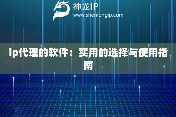 ip代理的软件：实用的选择与使用指南