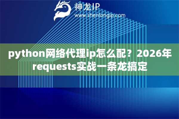 python网络代理ip怎么配？2026年requests实战一条龙搞定