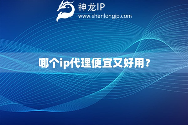 哪个ip代理便宜又好用？