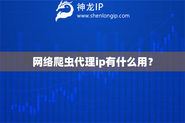 网络爬虫代理ip有什么用？