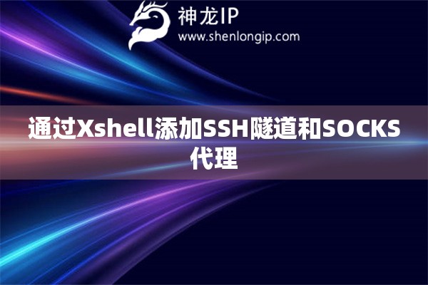 通过Xshell添加SSH隧道和SOCKS代理