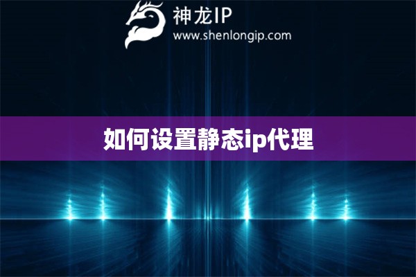 如何设置静态ip代理