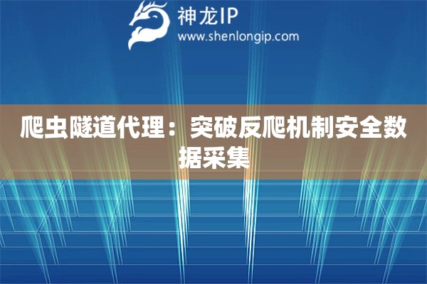 爬虫隧道代理：突破反爬机制安全数据采集
