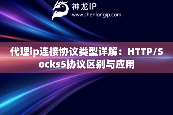 代理ip连接协议类型详解：HTTP/Socks5协议区别与应用