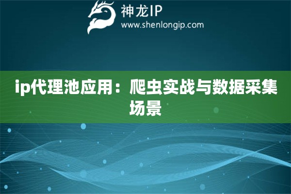 ip代理池应用：爬虫实战与数据采集场景