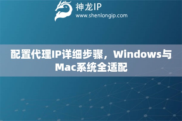 配置代理IP详细步骤，Windows与Mac系统全适配