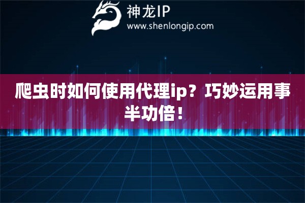 爬虫时如何使用代理ip？巧妙运用事半功倍！