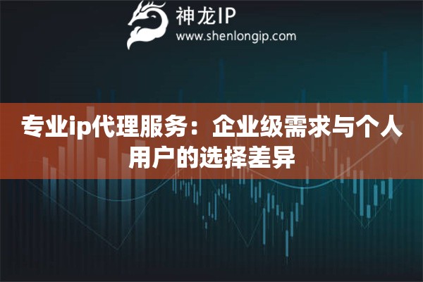专业ip代理服务：企业级需求与个人用户的选择差异