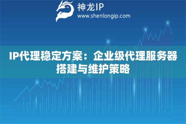 IP代理稳定方案：企业级代理服务器搭建与维护策略