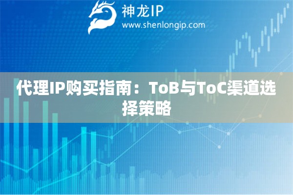 代理IP购买指南：ToB与ToC渠道选择策略