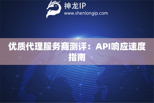 优质代理服务商测评：API响应速度指南