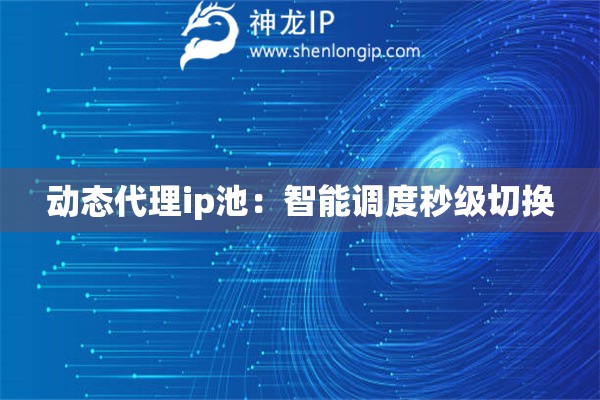 动态代理ip池：智能调度秒级切换