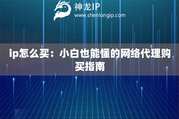 ip怎么买：小白也能懂的网络代理购买指南
