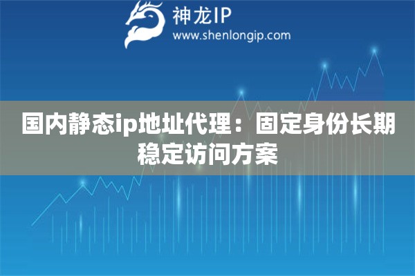 国内静态ip地址代理：固定身份长期稳定访问方案