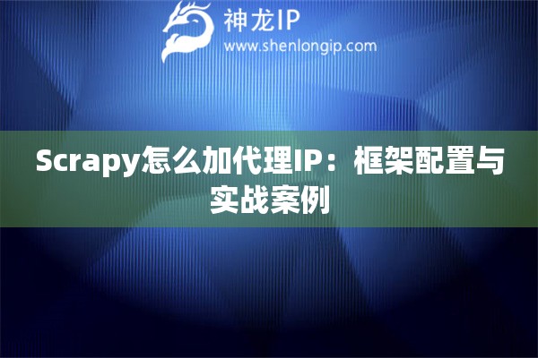 Scrapy怎么加代理IP：框架配置与实战案例