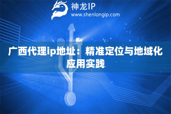广西代理ip地址：精准定位与地域化应用实践