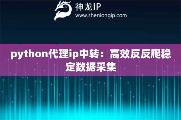 python代理ip中转：高效反反爬稳定数据采集
