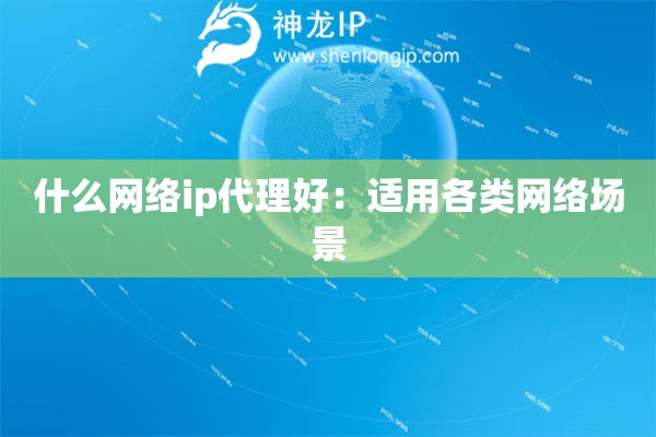 什么网络ip代理好：适用各类网络场景