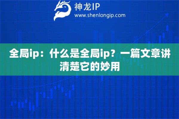 全局ip：什么是全局ip？一篇文章讲清楚它的妙用