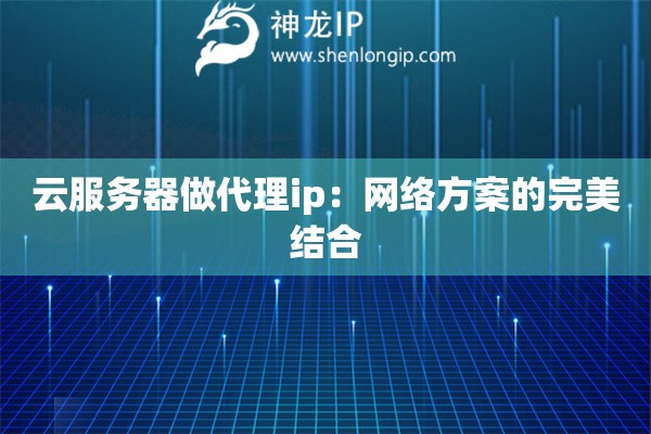 云服务器做代理ip：网络方案的完美结合