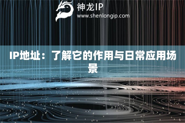IP地址：了解它的作用与日常应用场景