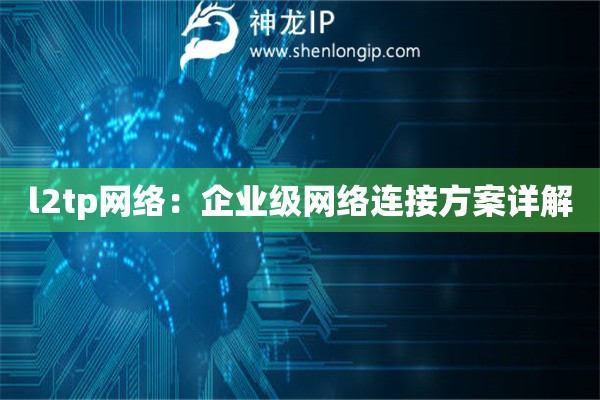 l2tp网络：企业级网络连接方案详解