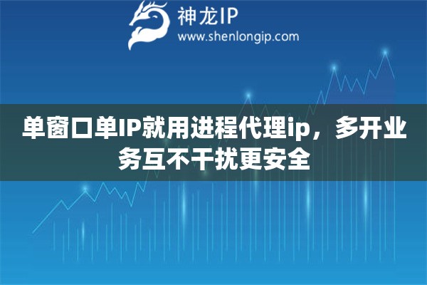 单窗口单IP就用进程代理ip，多开业务互不干扰更安全