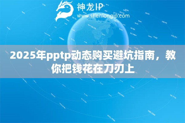 2025年pptp动态购买避坑指南，教你把钱花在刀刃上