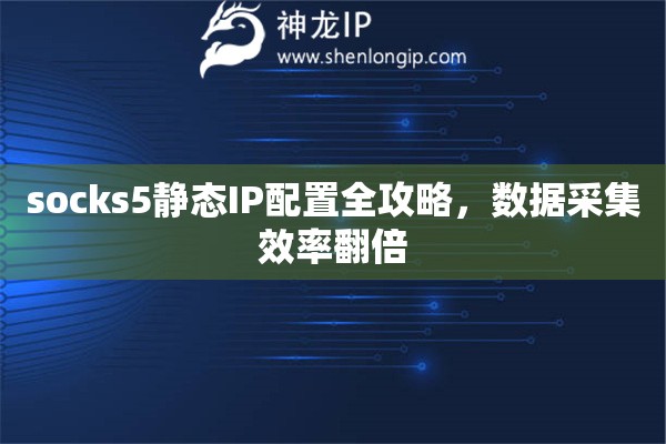 socks5静态IP配置全攻略，数据采集效率翻倍