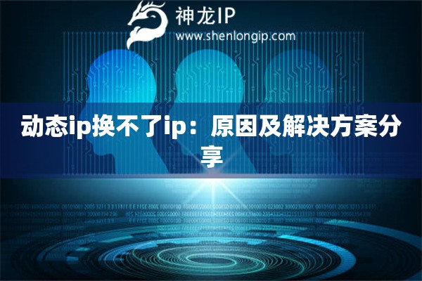 动态ip换不了ip：原因及解决方案分享