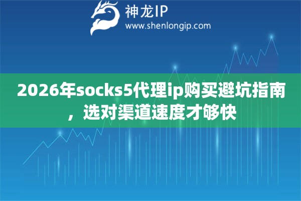 2026年socks5代理ip购买避坑指南，选对渠道速度才够快