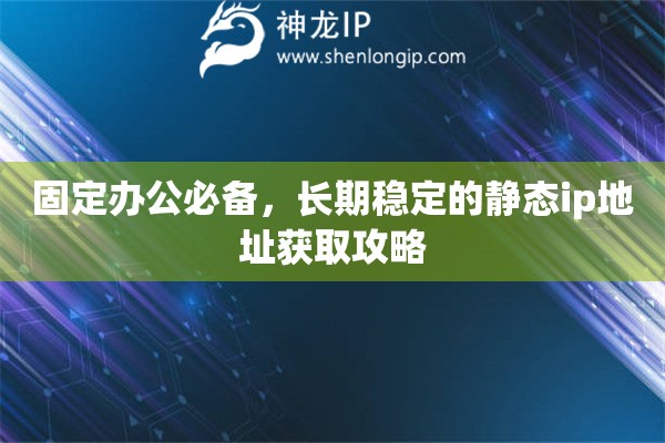 固定办公必备，长期稳定的静态ip地址获取攻略