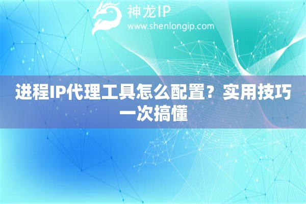 进程IP代理工具怎么配置？实用技巧一次搞懂