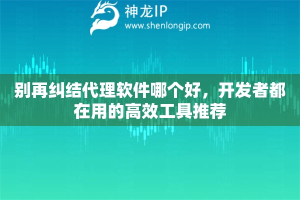 别再纠结代理软件哪个好，开发者都在用的高效工具推荐