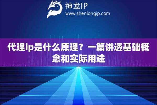 代理ip是什么原理?一篇讲透基础概念和实际用途 代理ip是什么原理?一篇讲透基础概念和实际用途