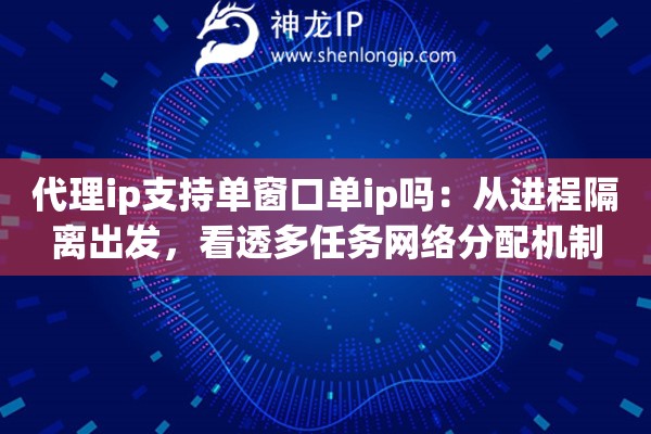 代理ip支持单窗口单ip吗：从进程隔离出发，看透多任务网络分配机制