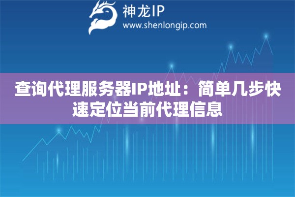 查询代理服务器IP地址：简单几步快速定位当前代理信息