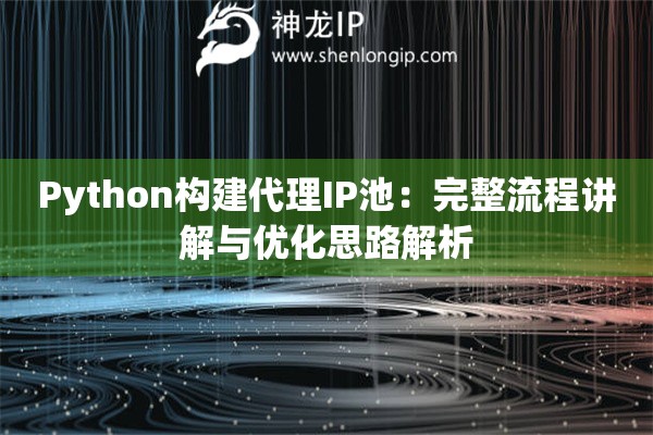 Python构建代理IP池：完整流程讲解与优化思路解析