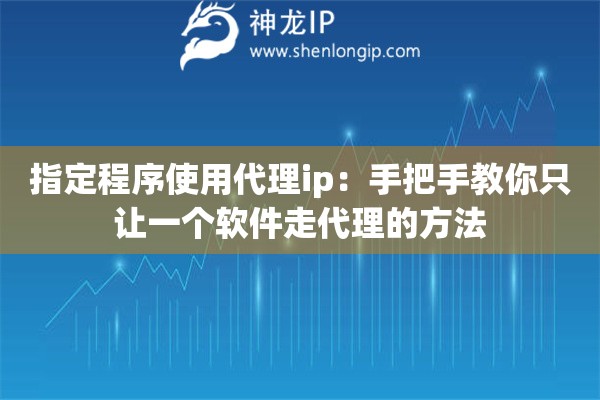 指定程序使用代理ip：手把手教你只让一个软件走代理的方法