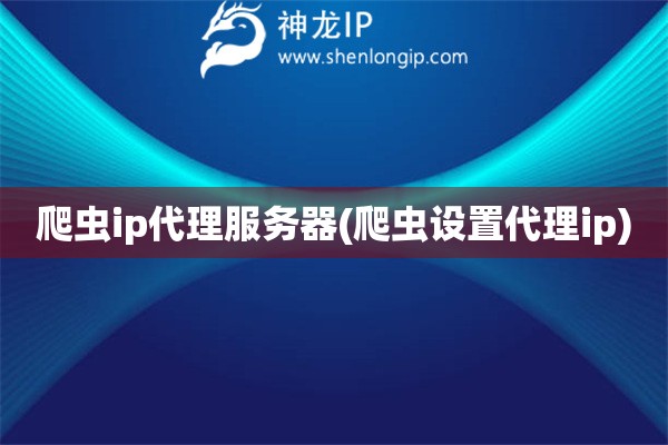 爬虫ip代理服务器(爬虫设置代理ip)