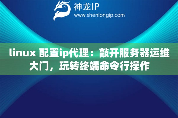 linux 配置ip代理:敲开服务器运维大门,玩转终端命令行操作 linux 配置ip代理:敲开服务器运维大门,玩转终端命令行操作