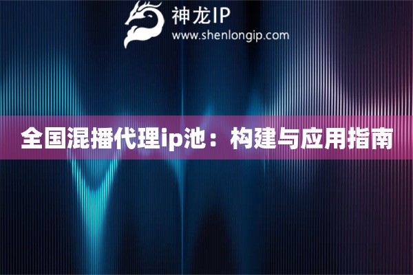 全国混播代理ip池：构建与应用指南