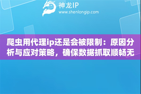 爬虫用代理ip还是会被限制：原因分析与应对策略，确保数据抓取顺畅无阻