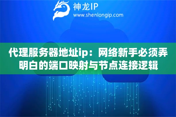 代理服务器地址ip：网络新手必须弄明白的端口映射与节点连接逻辑