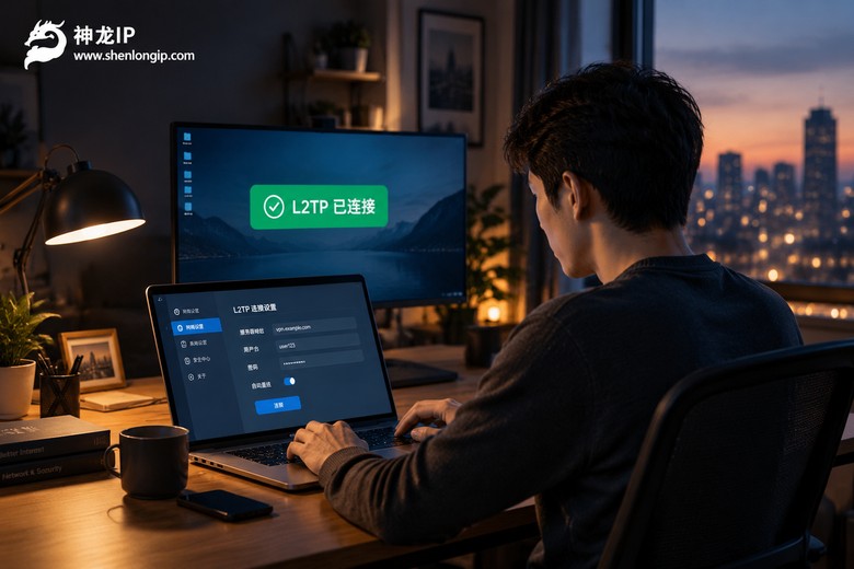 l2tp协议代理ip配置教程：Windows/Mac/手机客户端的连接方法