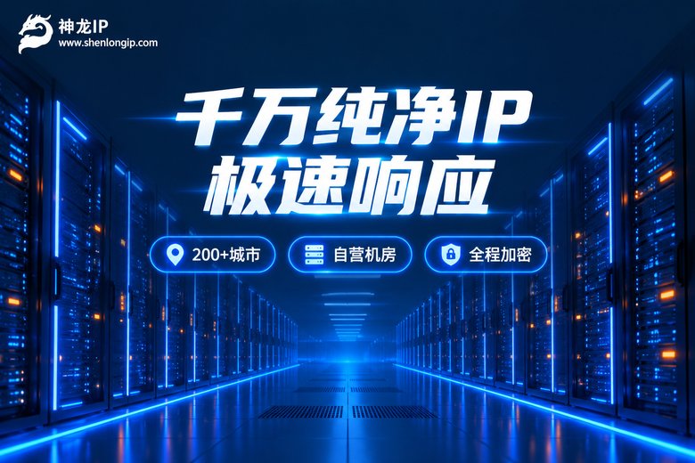 神龙IP千万纯净IP极速响应品牌图