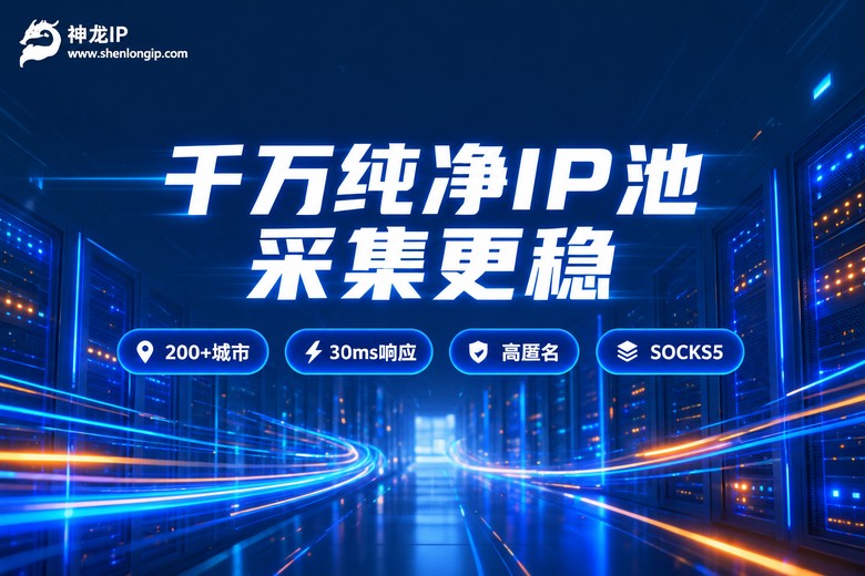 神龙IP千万级高匿代理IP池品牌图